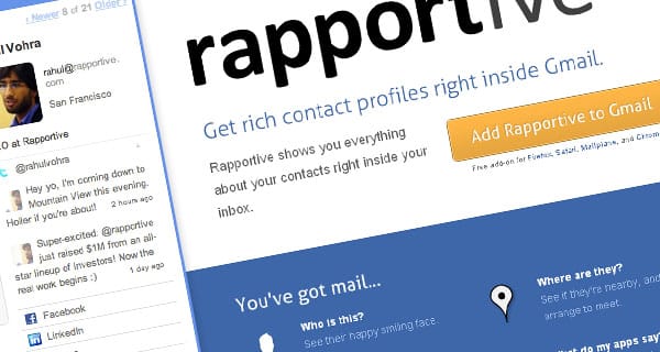 Rapportive: felvásárolja a LinkedIn
