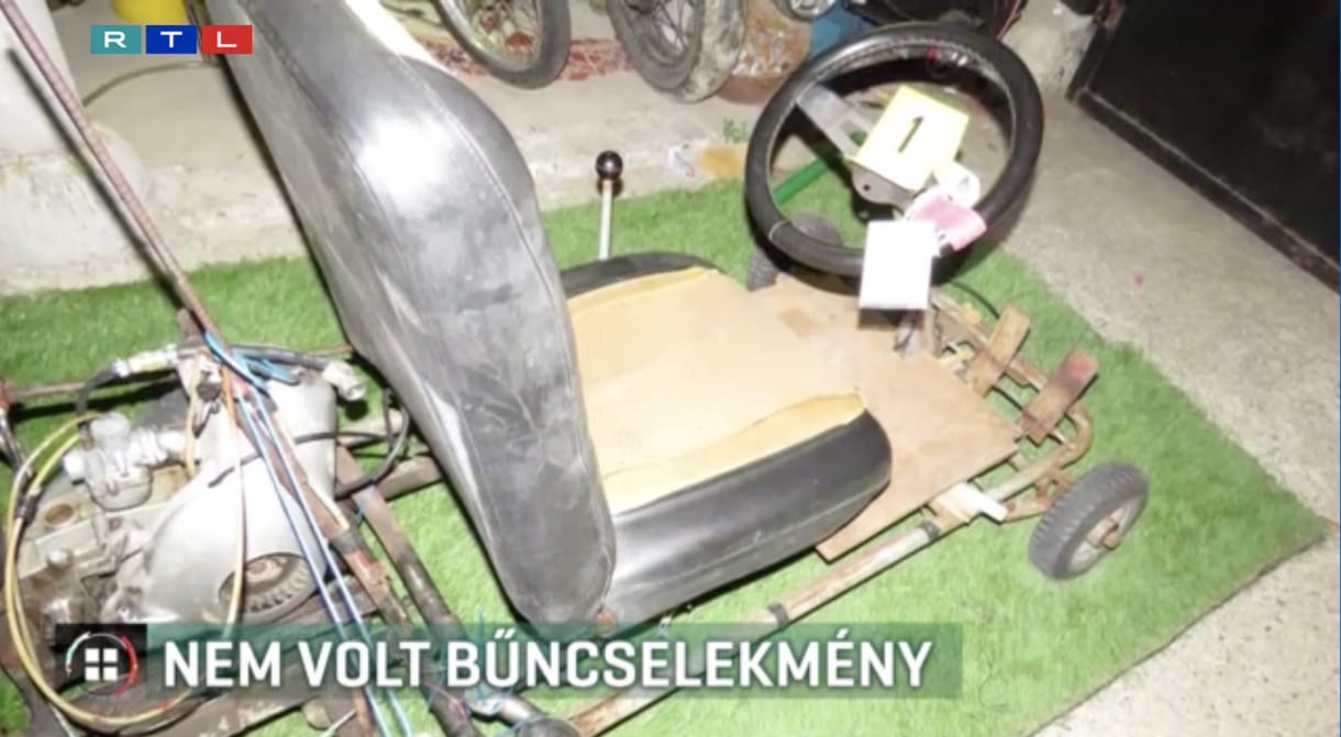 Két gyerek súlyosan megégett, amikor kigyulladt a házilag barkácsolt gokart, de nem történt bűncselekmény