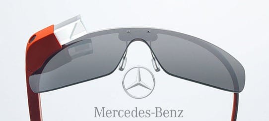 Hasznos lesz a Google-szemüveg a Mercedesekben