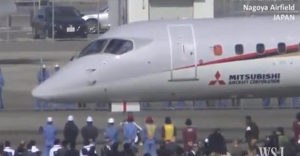 Videó: suhan a Mitsubishi utasszállítója, megvolt az első tesztrepülés