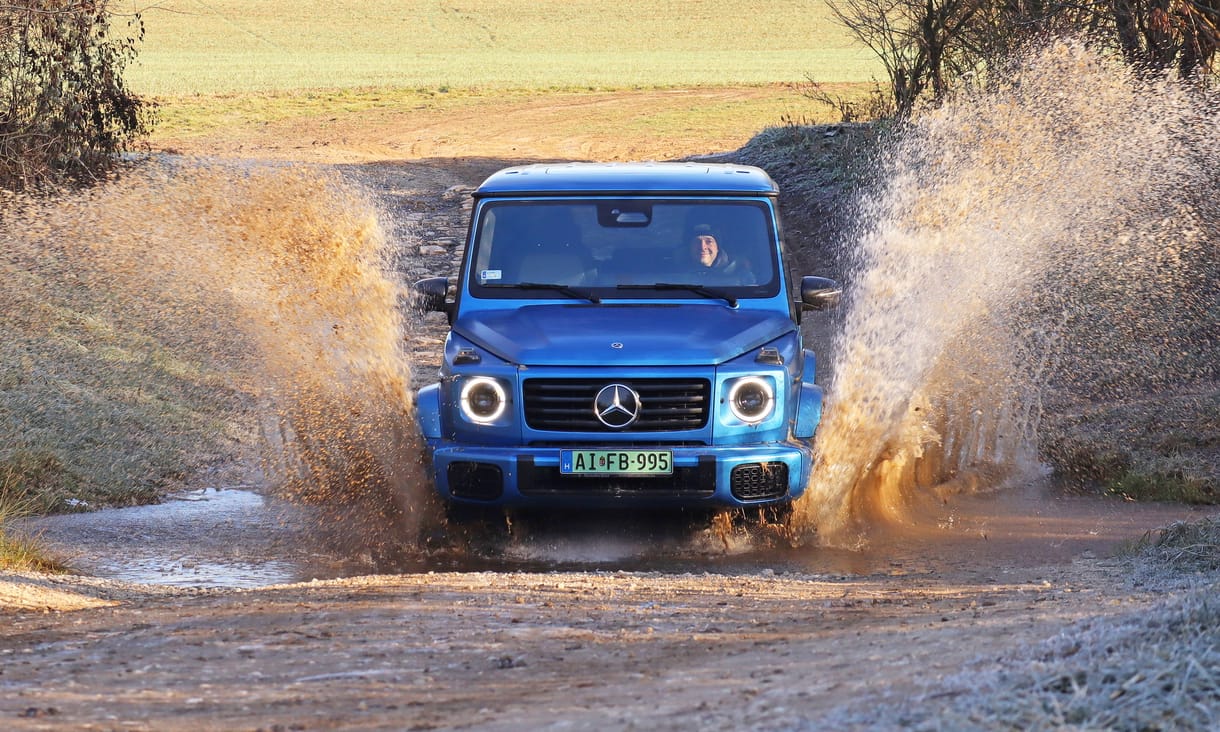 80 millió forintos suttogó kocka: teszten a tankfordulós 4 motoros Merci G-osztály