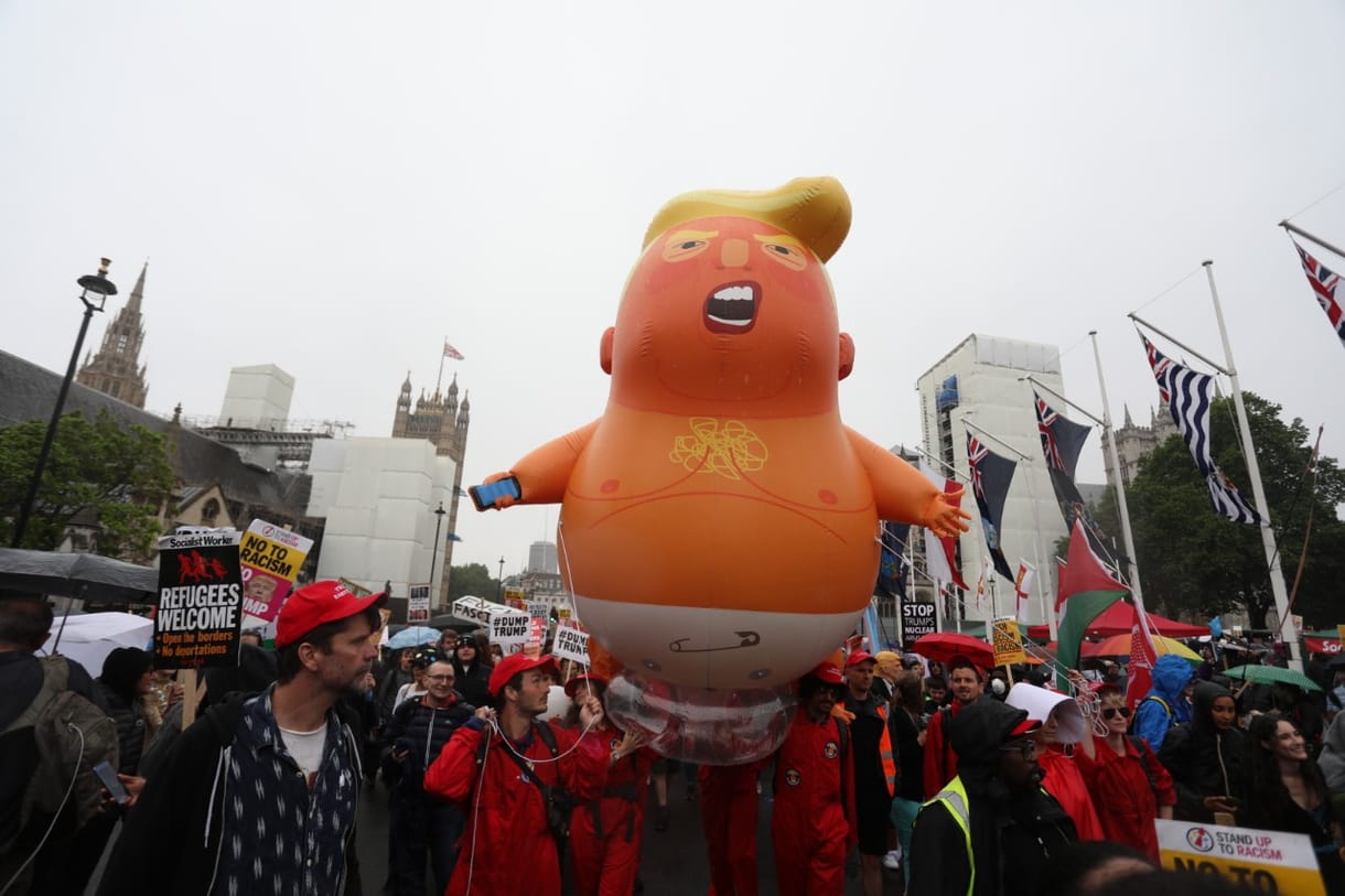 Múzeumba kerül a Donald Trumpon gúnyolódó lufi