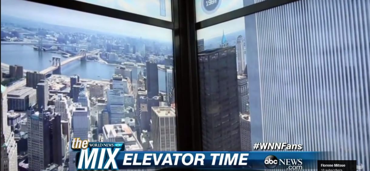 Döbbenetes a látvány a One World Trade Center liftjéből - videó