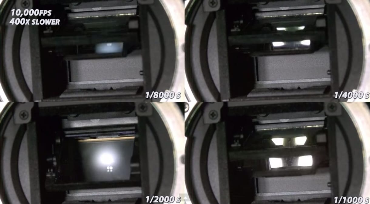 Szuperlassított videón láthatja egy modern fényképezőgép működését