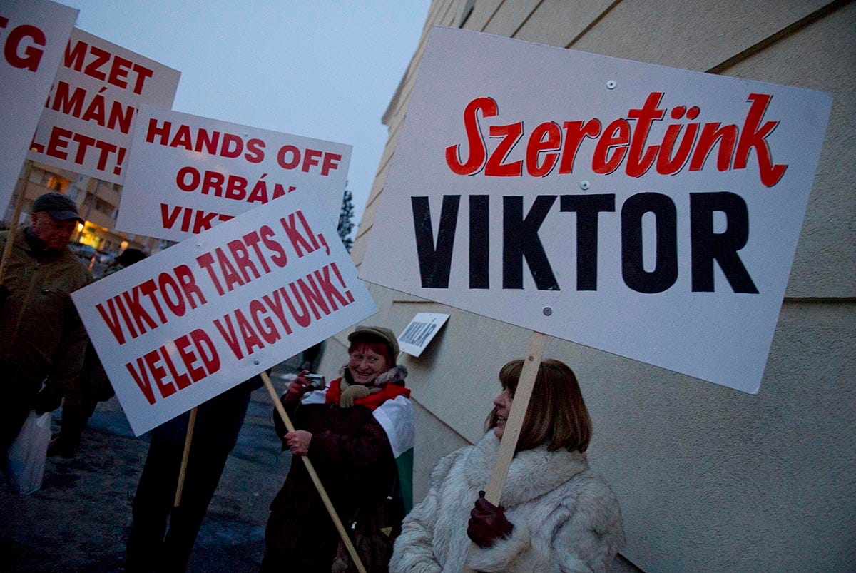Orbán Viktor Egerben