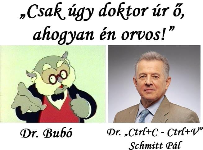 Kreatív: Schmitt Pál lett az elmúlt hetek 