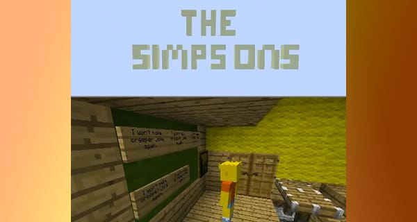A nap videója – The Simpsons főcím, Minecraft verzió