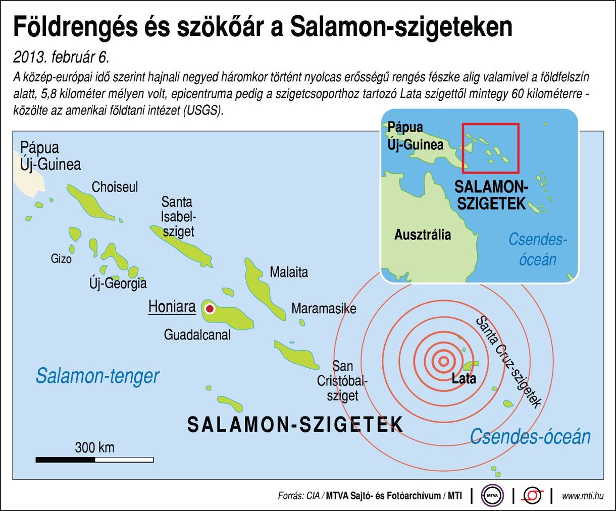 Halottjai vannak a Salamon-szigeteki gigaföldrengésnek