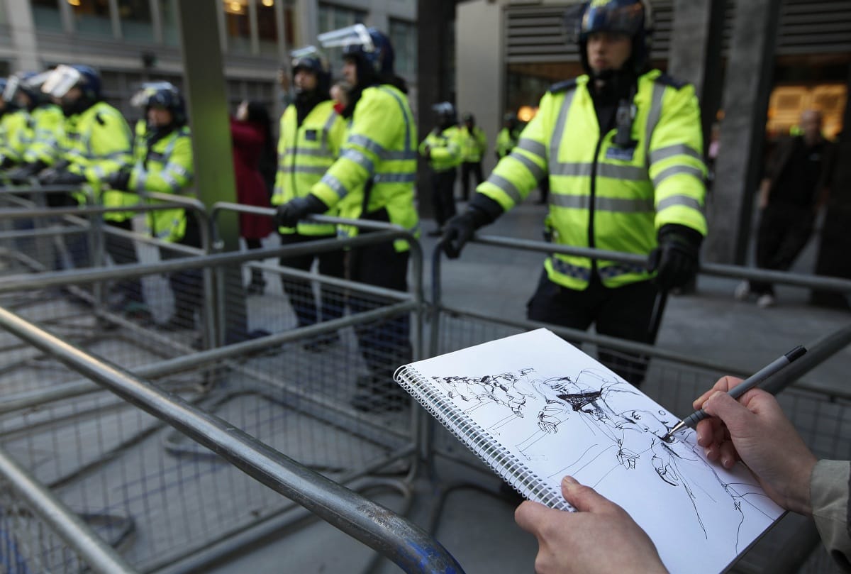 Tüntetés Londonban