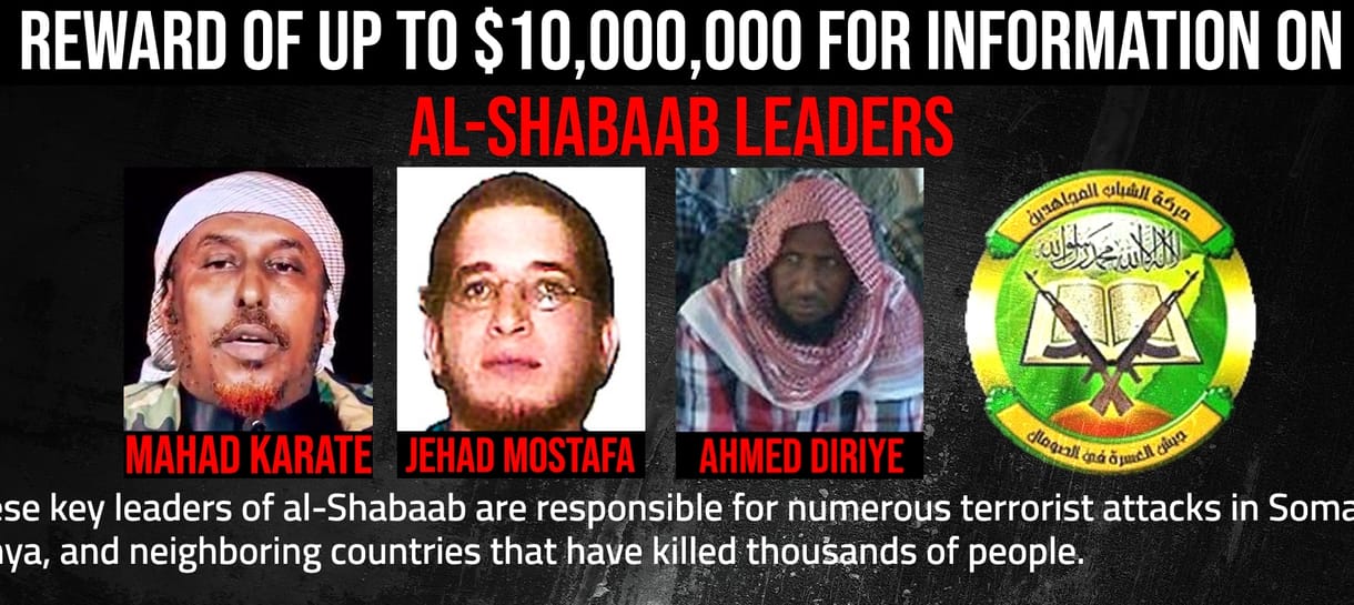 Tízmillió dolláros vérdíjat tűzött ki az USA az al-Shabaab vezetőinek fejére