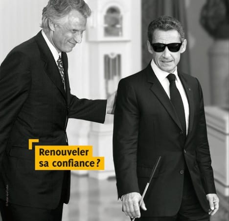 Vak vezet világtalant a francia politikában