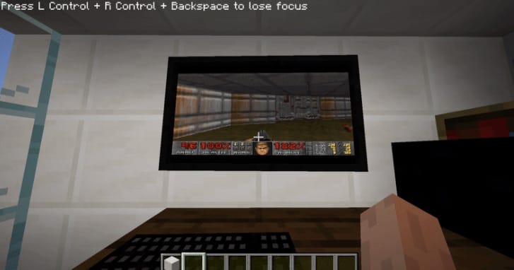 Megépíthet a Minecrafton belül egy Windows 95-ös gépet, amin elindíthatja a Doomot