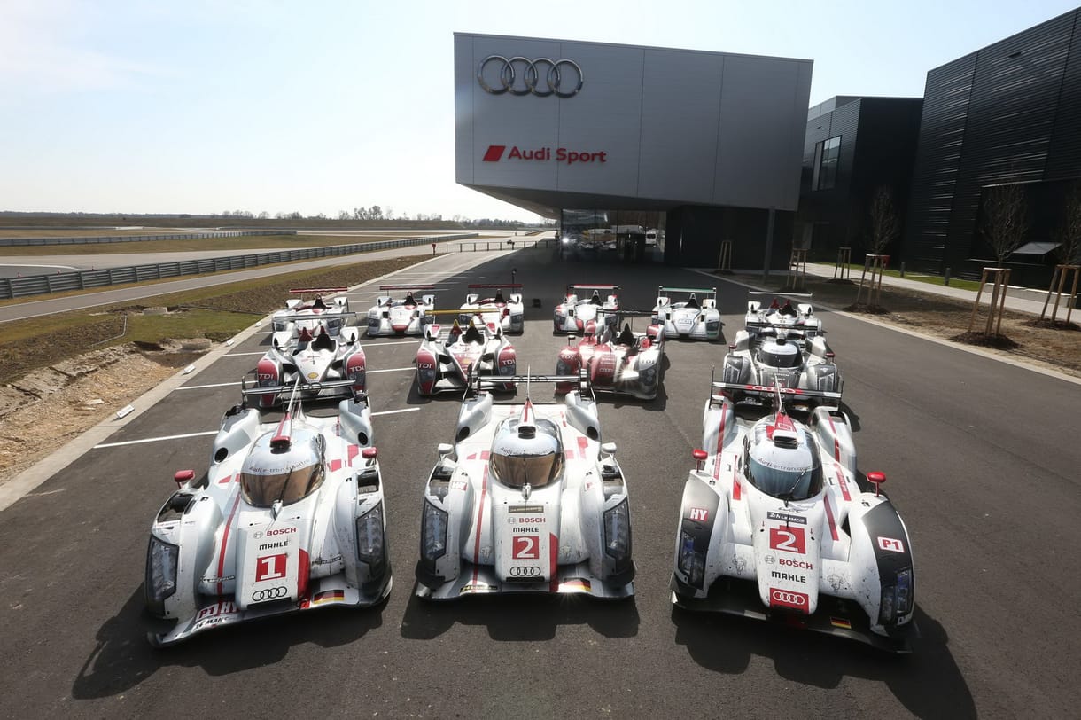 Egy kupacban az Audi összes Le Mans-i győztes rakétája