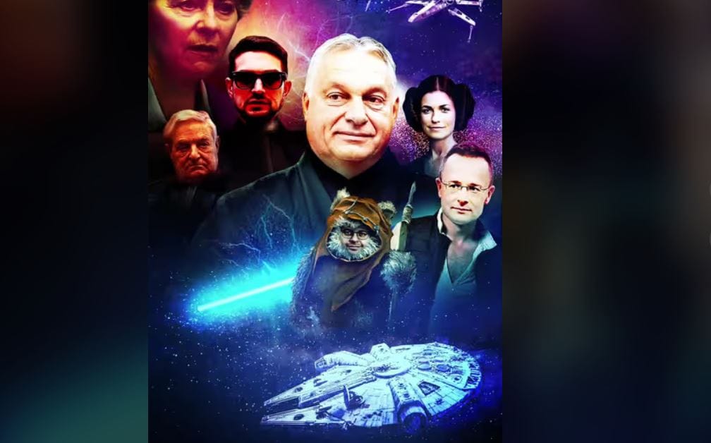 Szijjártó Han Solo, Varga Judit Leia hercegnő, Orbán Balázs pedig ewok lett a miniszterelnöki TikTokon