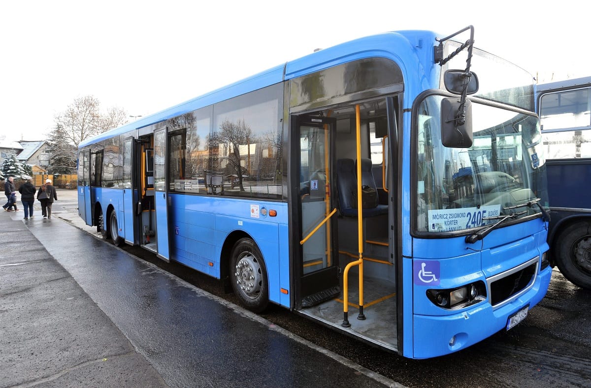 Koppenhágai buszt tesztel a BKV - fotó