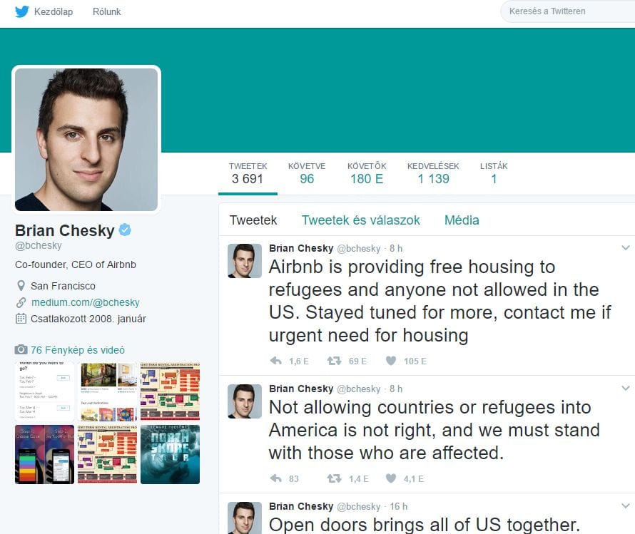 Az Airbnb és a New York-i taxisok is bemutattak Trumpnak