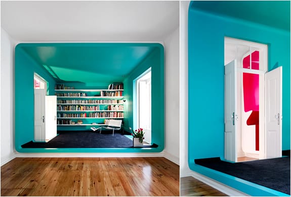 Lisszaboni designlakás egy 19. századi házból