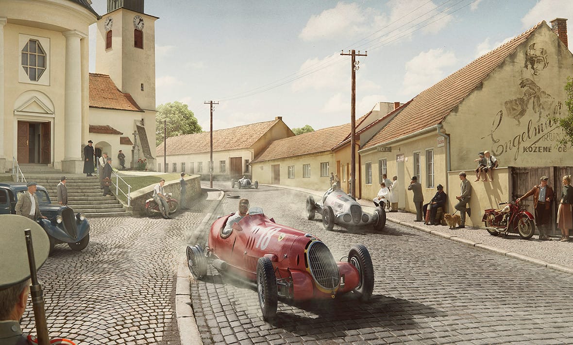 Ilyen varázslatos egy 1934-es autóverseny digitális kamerával - galéria