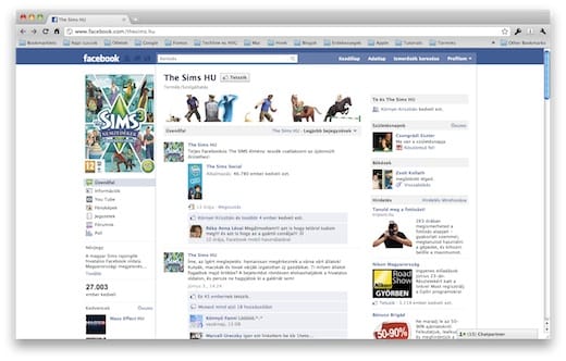 Nyáron jön a Sims játék Facebookra