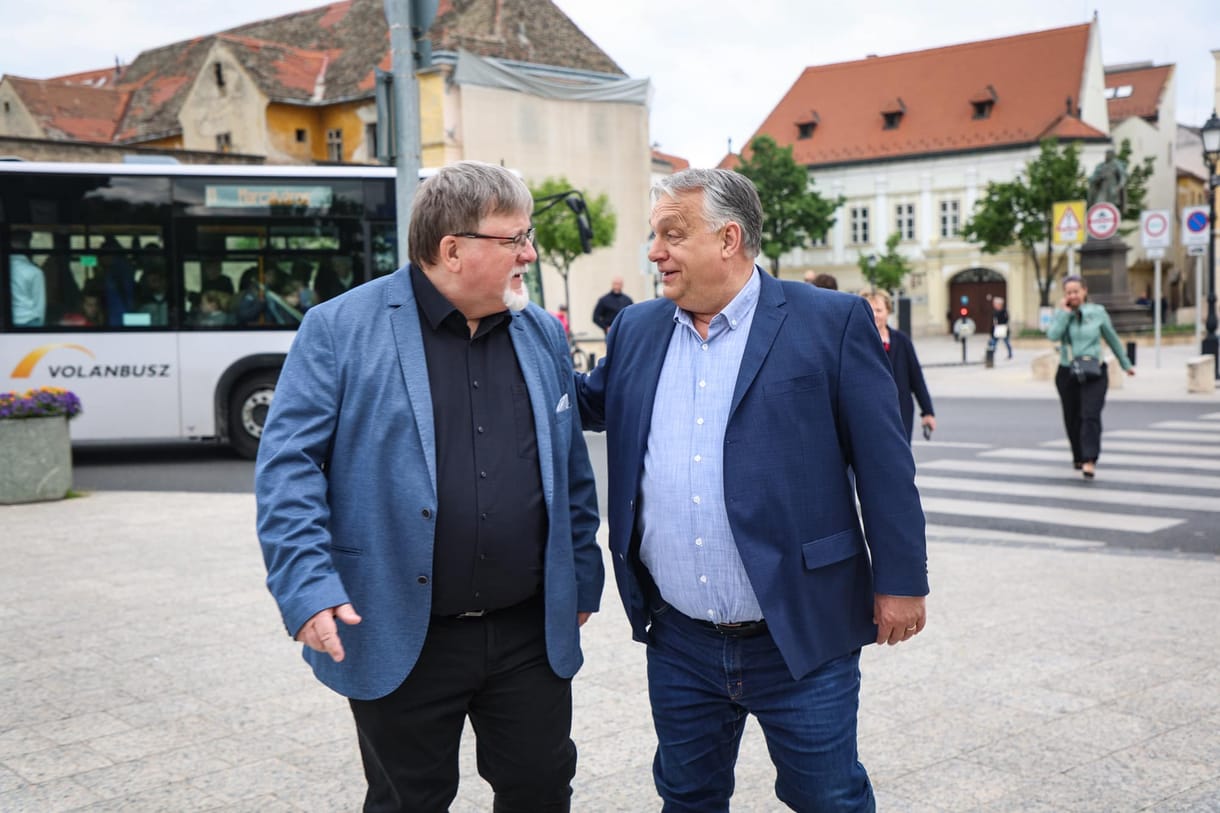 Magtár után Győrben folytatta az országjárást Orbán Viktor