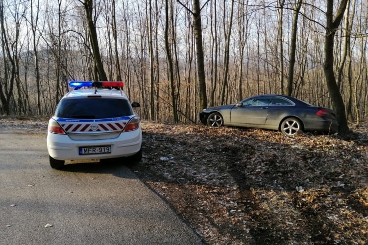Autós üldözés Pilisszántónál: ötféle drogot mutattak ki a sofőrnél