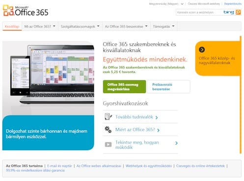 Megjelent a Microsoft Office 365