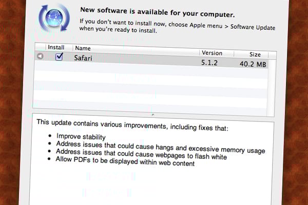 Letölthető a Safari 5.1.2-es frissítése