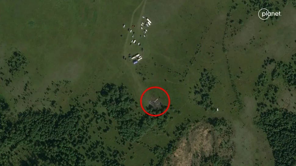 Kiadtak egy műholdképet Jevgenyij Prigozsin lezuhant repülőgépének roncsairól