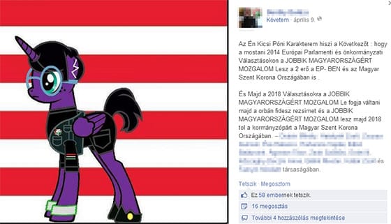 Már az én kicsi pónim is jobbikos!