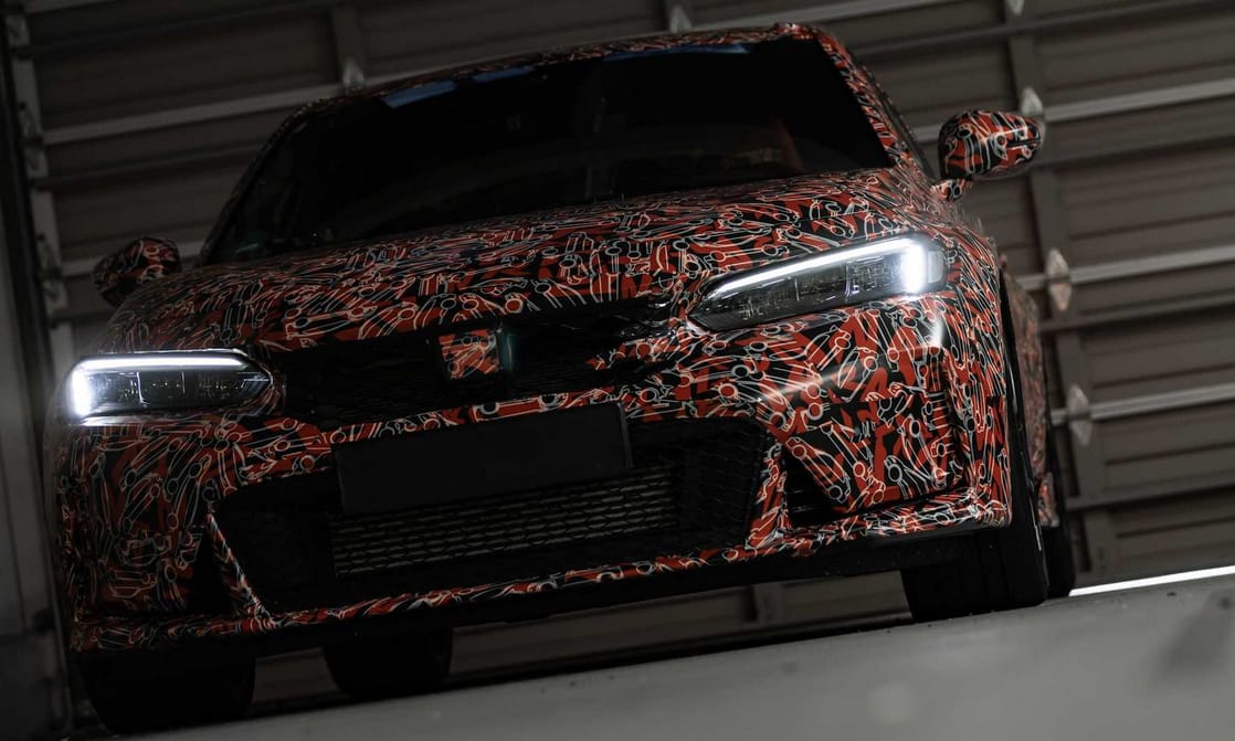 Az utolsó tisztán benzines: videón a jövő héten debütáló vadonatúj Honda Civic Type R