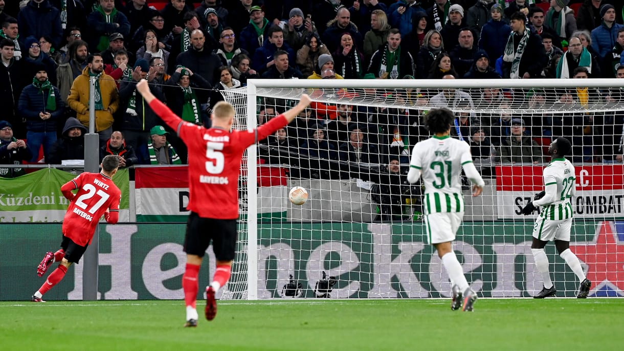 Ferencváros - Bayer Leverkusen 0:2 - vége a Fradi az Európa-liga-álmainak