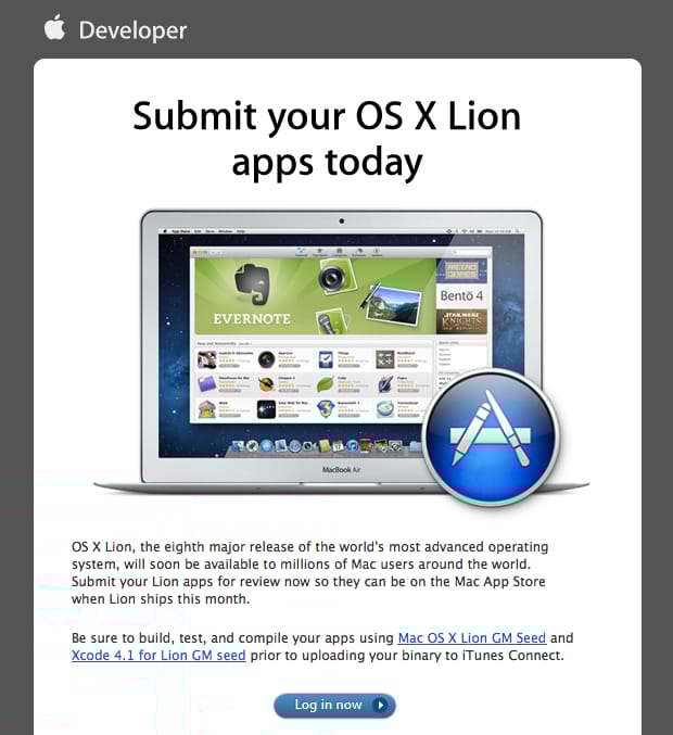 A napokban várható az OS X Lion
