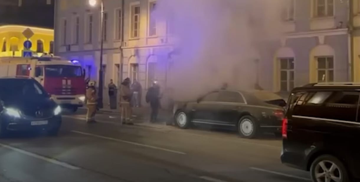 Moszkvában felrobbant egy limuzin, ami állítólag Putyin flottájához tartozott