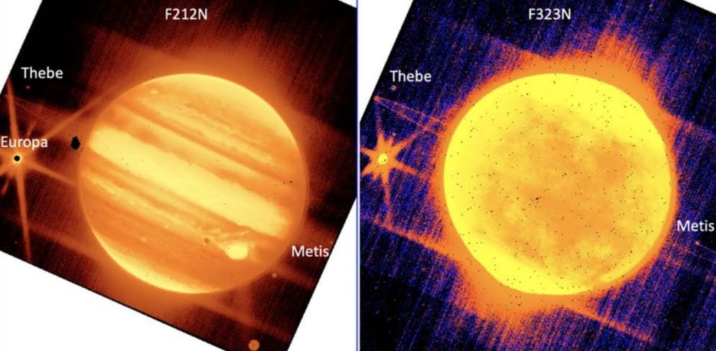 Kiszivárogtak a James Webb űrtávcső Jupiterről készített fotói