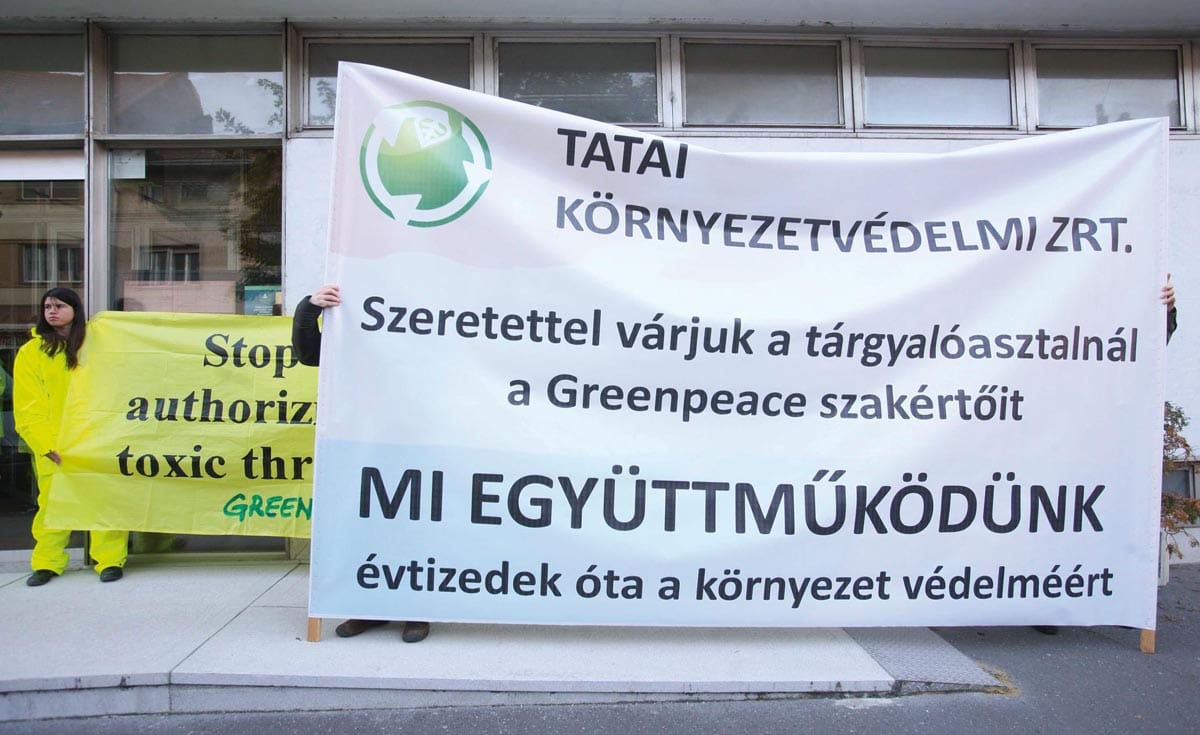 A kormány és a Greenpeace összefog egy hulladékkezelő ellen