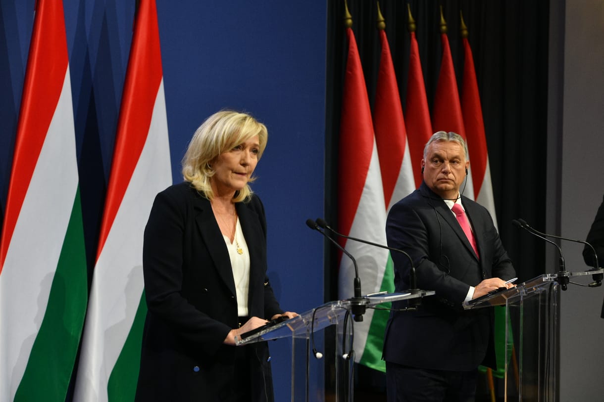 Orbán és Le Pen Budapesten: „Új európai csoportosulás van kialakulóban”