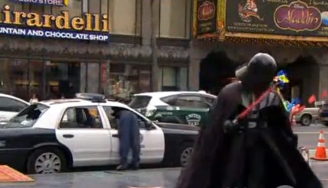 Videó: Superman és Darth Vader is lefagyott egy igazi autófeltörőtől