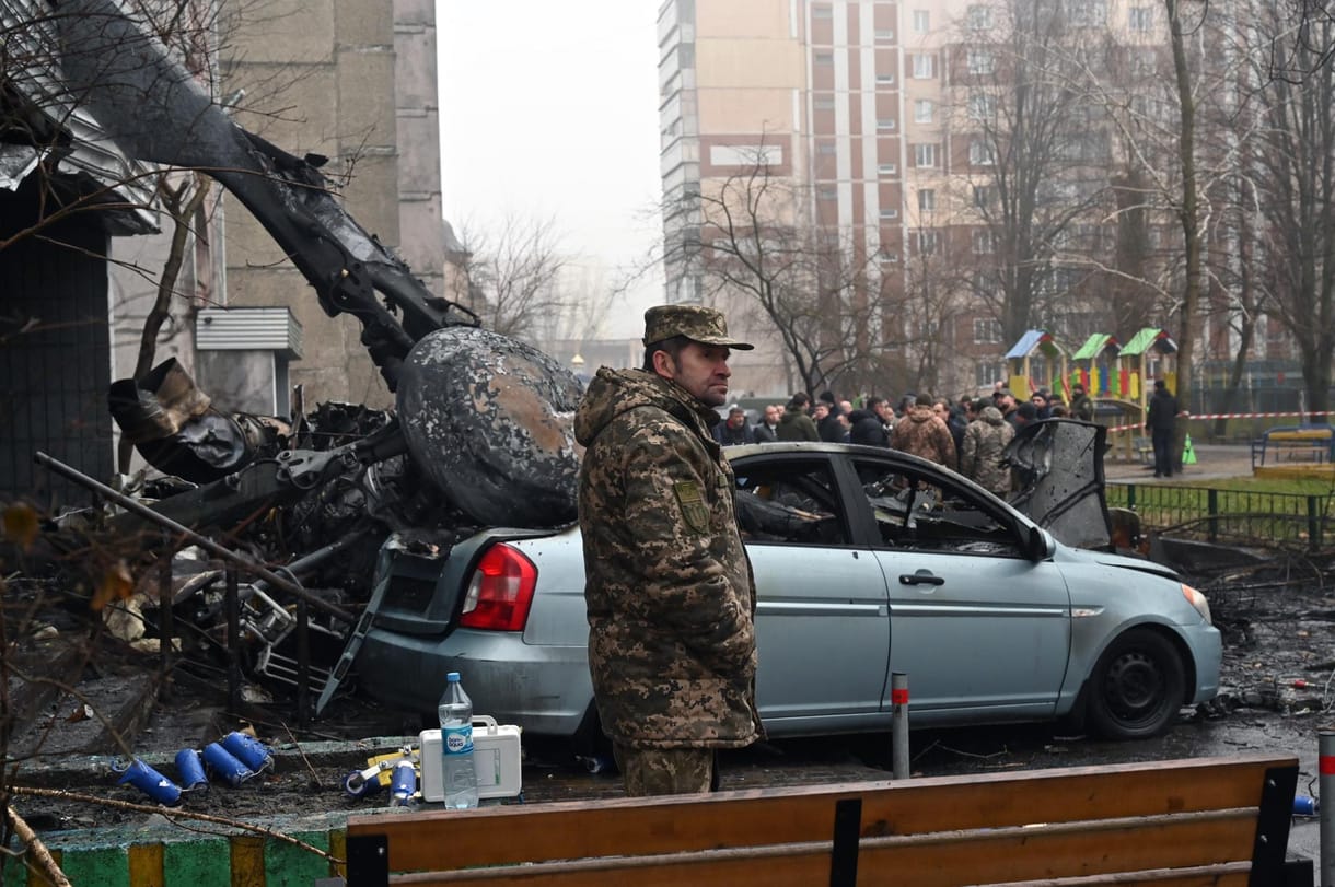 Már nem keresnek túlélőket az ukrán belügyminiszter halálos balesetének helyszínén