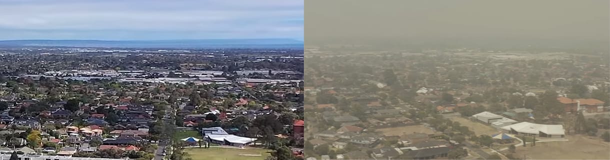 Megrázó videón Melbourne, hogy nézett ki a tűzvész előtt és most