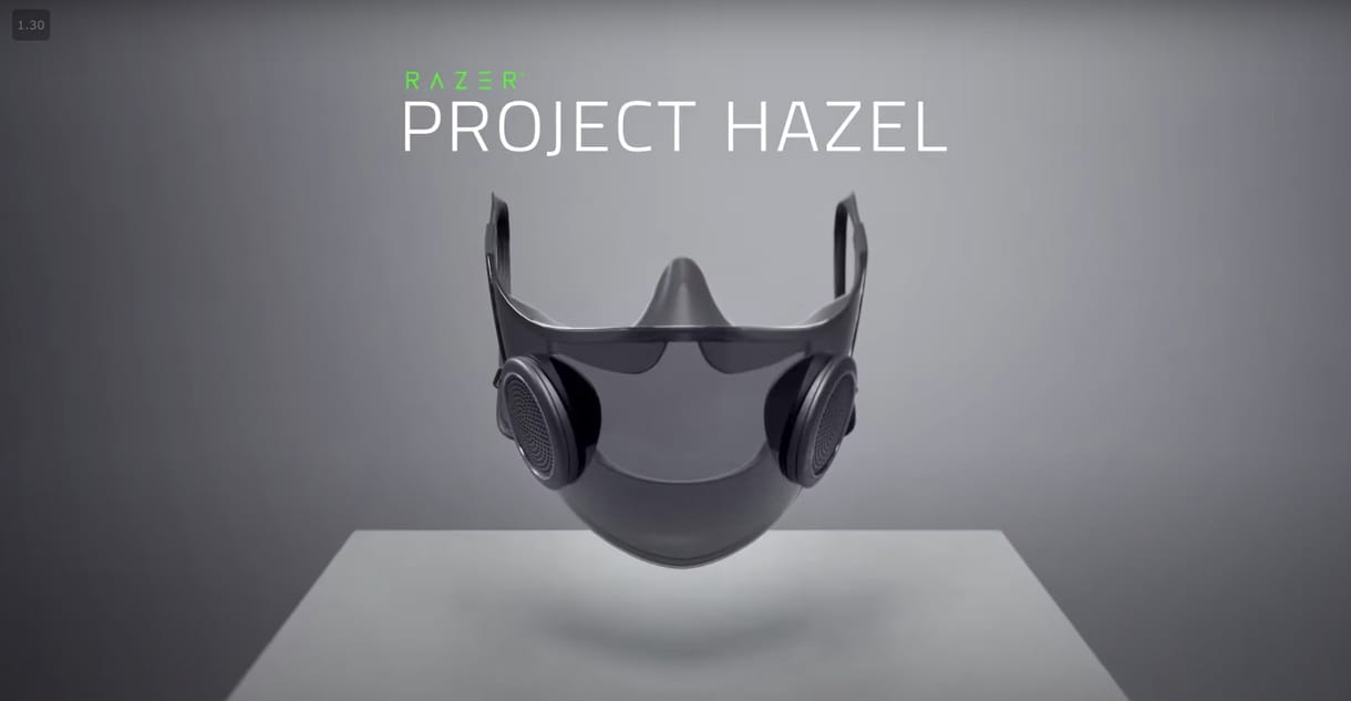 Világító okosmaszkot készített a Razer, de még várni kell rá