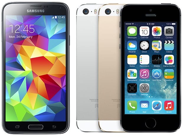 Öt jellemző, amelyekben az iPhone 5s simán lekörözi a Galaxy S5-öt