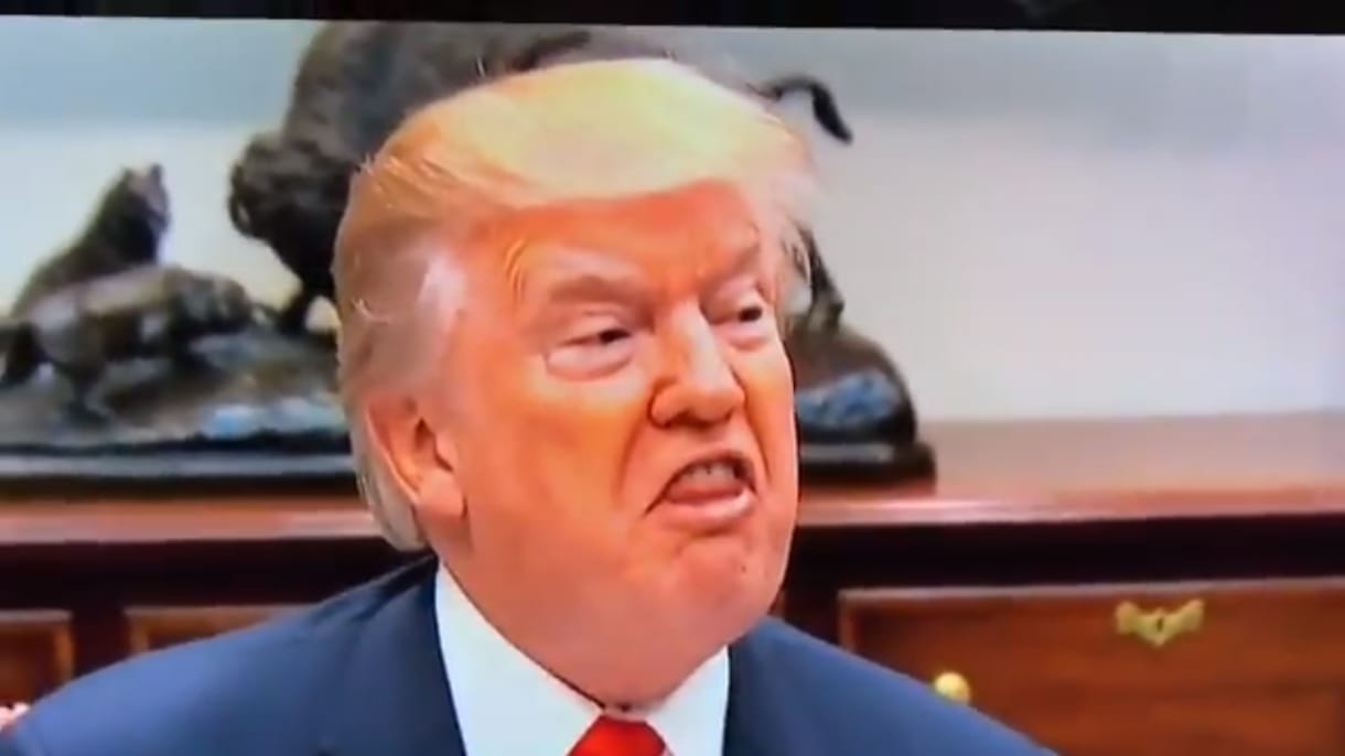 Trump is szerepel a festményen, amely a Fehér Házban lóg. Na, de hogy néz ki?!