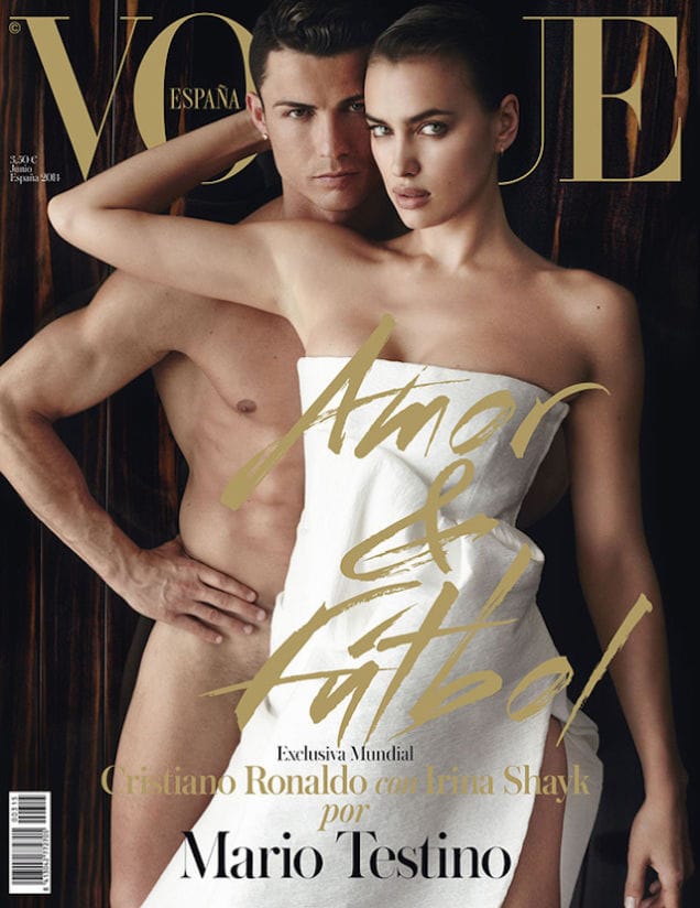 Fotó: Ronaldo meztelenül szerepel a Vogue-címlapon