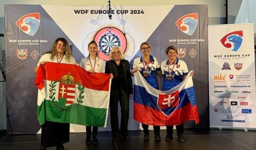 Európa-bajnoki bronzérmes a magyar női dartspáros