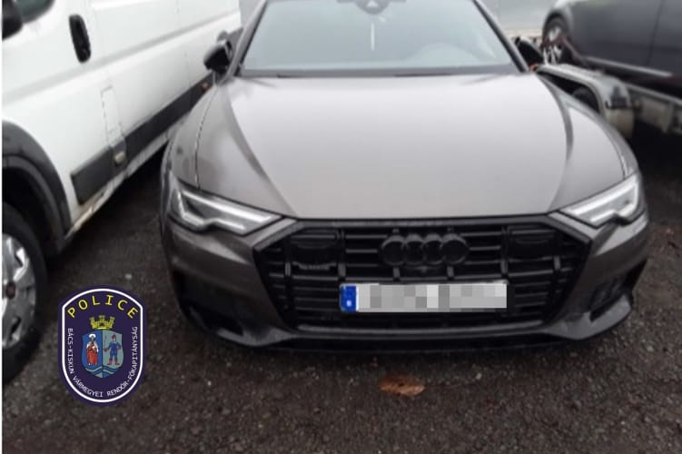 A déli határon lévő tanyán került elő egy Svédországban lopott Audi