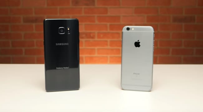 Valós sebességtesztben mérkőzik a Galaxy Note7 és az iPhone 6s – meglepő az eredmény