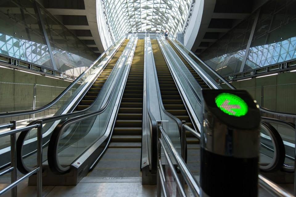 Fotók a 4-es metró majdnem kész kelenföldi állomásáról