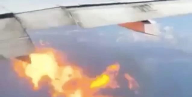 Ezt nem akarja látni, miután felszállt a repülője – videó