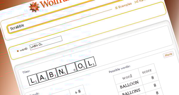 A szókirakós játékban is segít a Wolfram