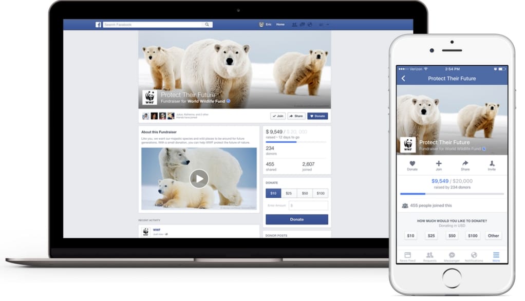 Pénzgyűjtős funkció a Facebookon